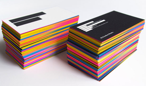 Многоцветни визитки